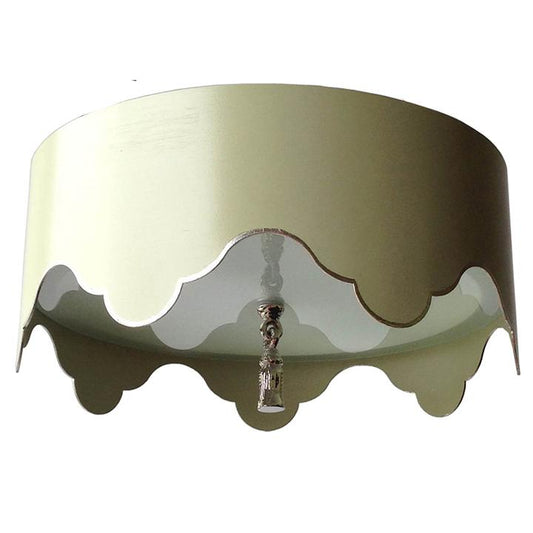 TOLE TENT FLUSH MOUNT