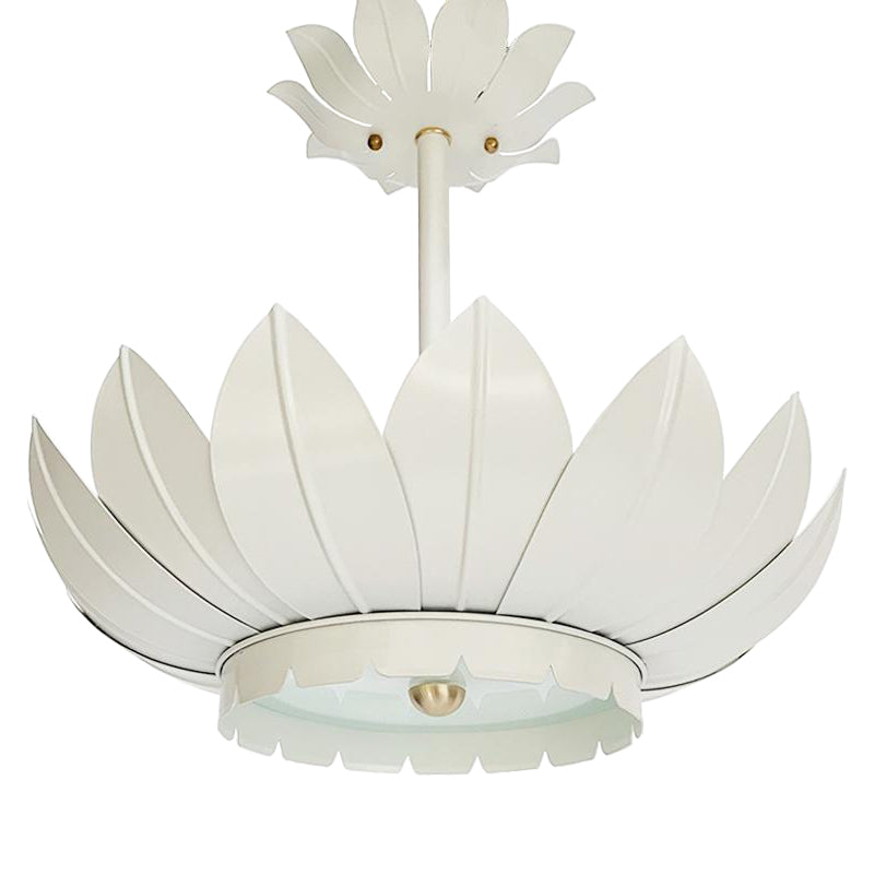 The Leafy Pendant in a Custom BM Super White