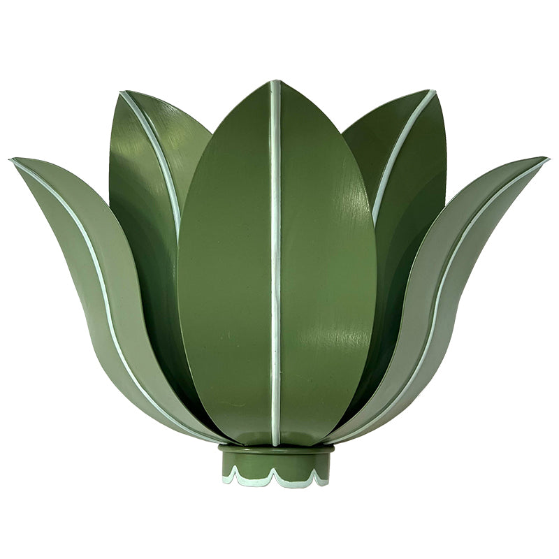 The Leafy Sconce in Custom F&B Calke Green