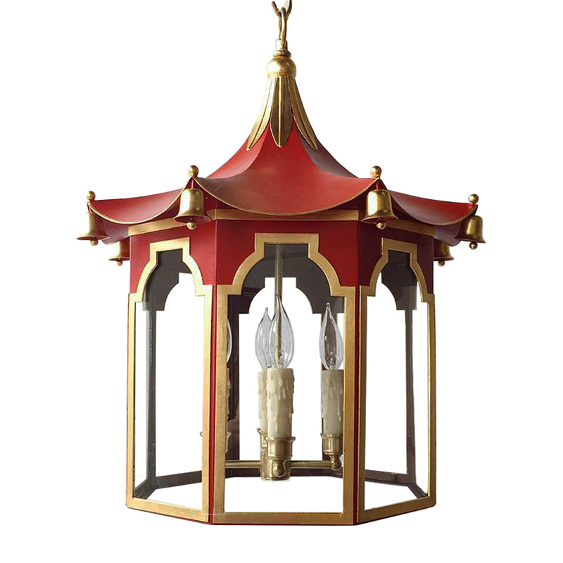 The Pagoda Lantern in Standard Moroccan Red 