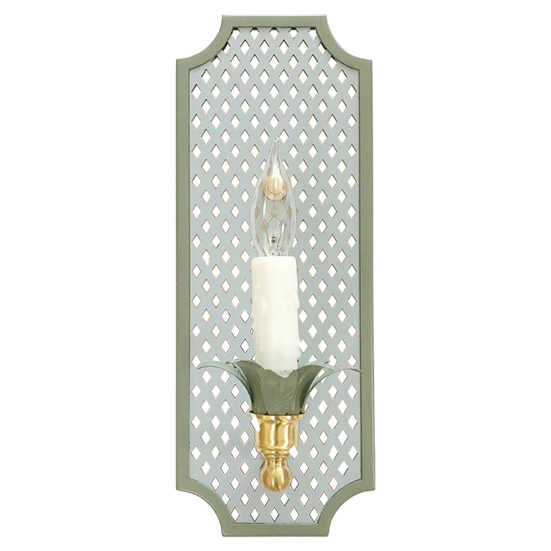 The Sarina Sconce in a Custom Color Combination